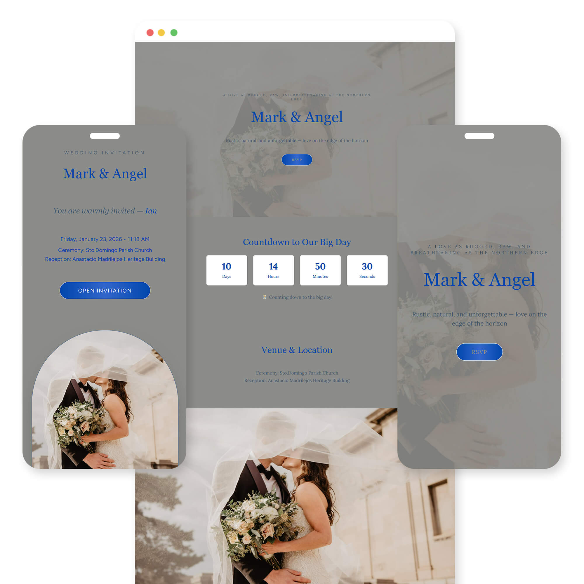 Batanes wedding invitation template preview