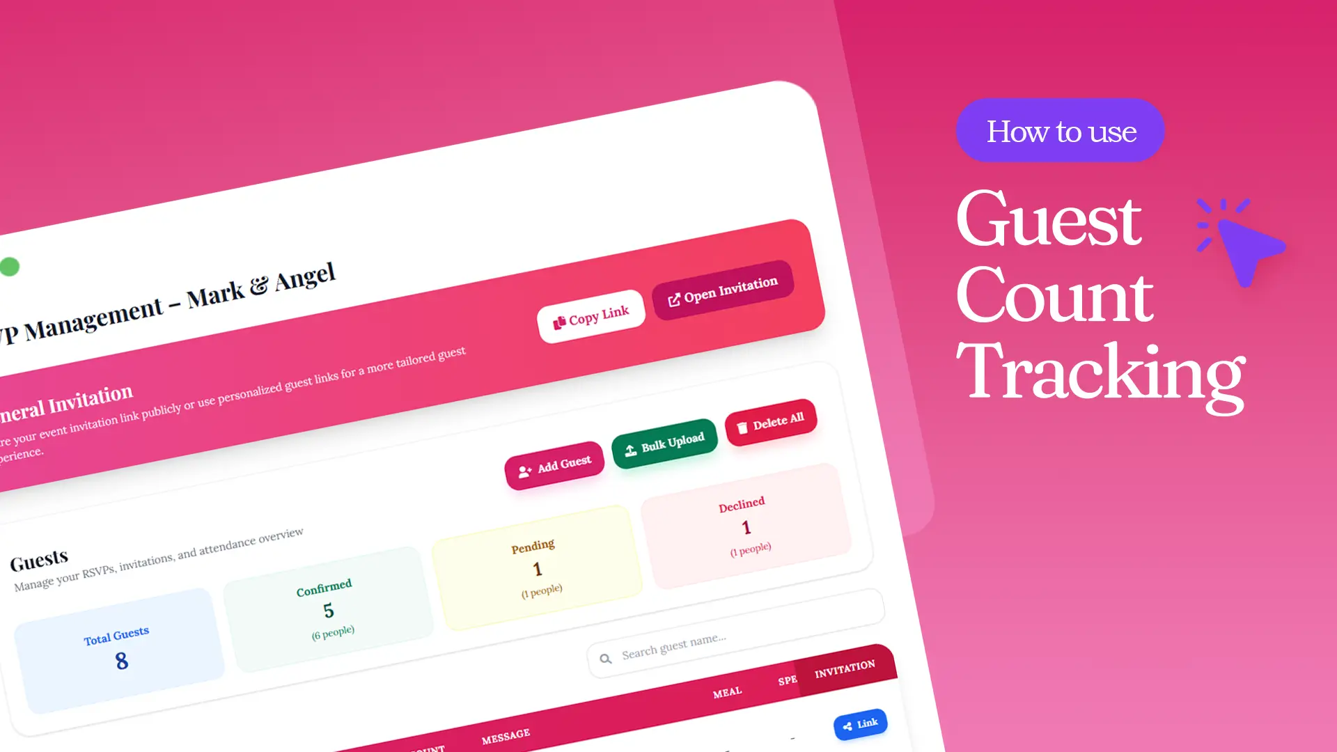 How to Use Guest Count Tracking for Event Planning